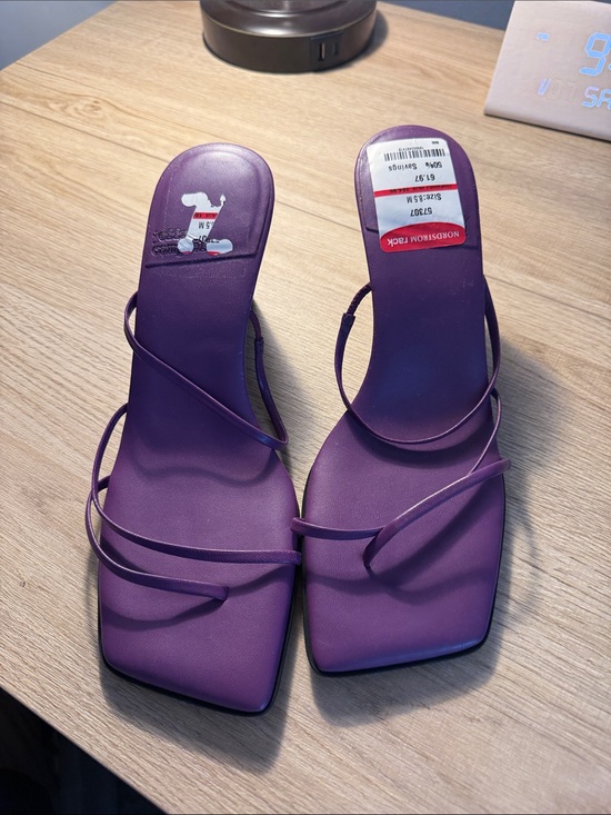 Jeffrey Campbell Shoes - Jeffrey Campbell Women's Strappy Square-Toe Slide Sandals - Purple